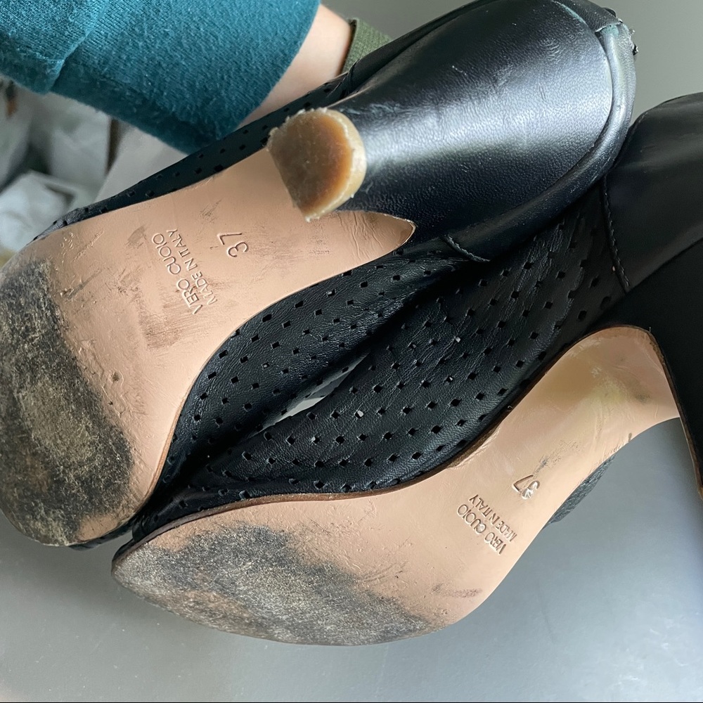 Jeremy Ho Perforated Leather Open Toe Booties - image 3